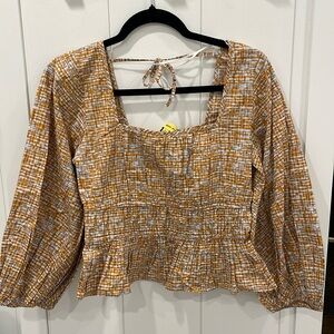 Circus NY Peplum Top Size Small